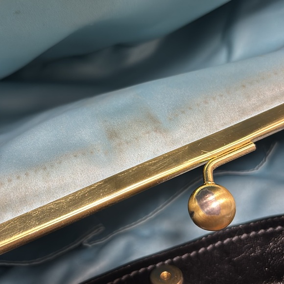 Coach 12520 Ergo Pleated framed patent leather satchel - Picture 12 of 13